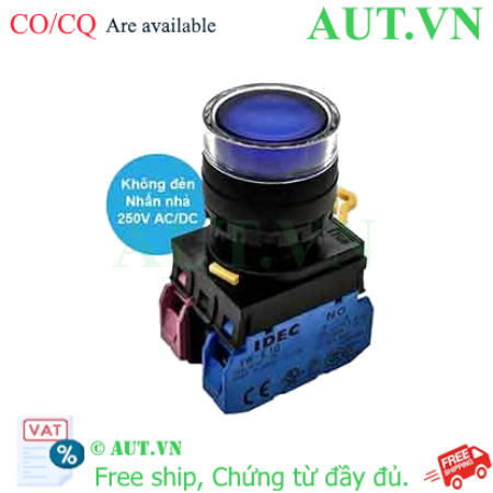 Ảnh của Nút nhấn nhả IDEC YW1L-MF2E11Q0S D22 1NO+1NC (Xanh)
