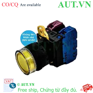 Ảnh của Nút nhấn nhả IDEC YW1L-MF2E11Q0Y D22 1NO+1NC (Vàng)