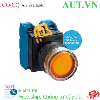Ảnh của Nút nhấn nhả IDEC YW1L-MF2E20Q0A D22 2NO (Hổ phách)