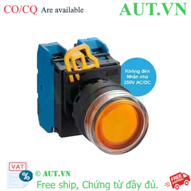 Ảnh của Nút nhấn nhả IDEC YW1L-MF2E20Q0A D22 2NO (Hổ phách)