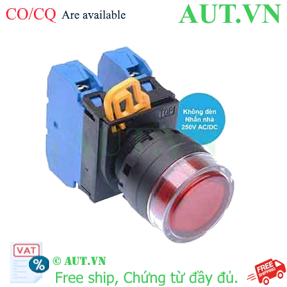 Ảnh của Nút nhấn nhả IDEC YW1L-MF2E20Q0R D22 2NO (Đỏ)