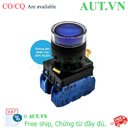 Ảnh của Nút nhấn nhả IDEC YW1L-MF2E20Q0S D22 2NO (Xanh)