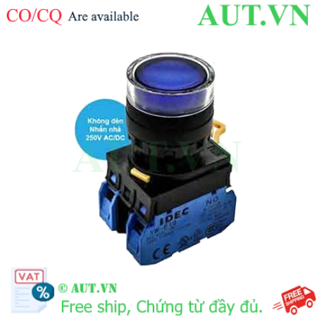 Ảnh của Nút nhấn nhả IDEC YW1L-MF2E20Q0S D22 2NO (Xanh)