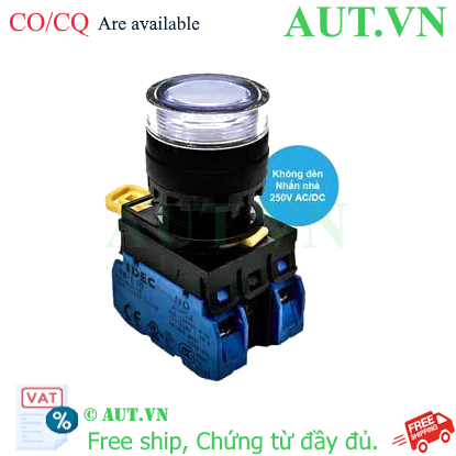 Ảnh của Nút nhấn nhả IDEC YW1L-MF2E20Q0W D22 2NO (Trắng)