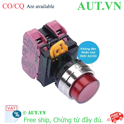 Ảnh của Nút nhấn nhả IDEC YW4L-M2E02Q0R D22 2NC (Đỏ)