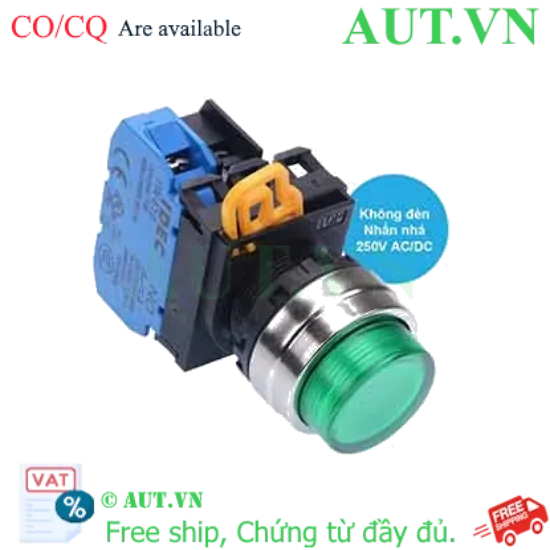 Ảnh của Nút nhấn nhả IDEC YW4L-M2E10Q0G D22 1NO (Xanh)