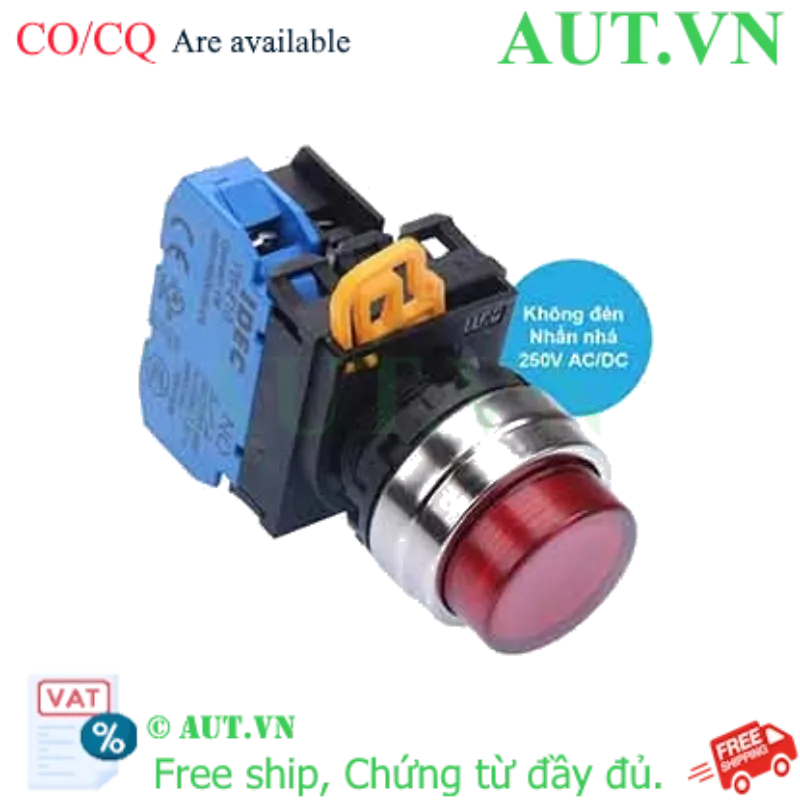Ảnh của Nút nhấn nhả IDEC YW4L-M2E10Q0R D22 1NO (Đỏ)