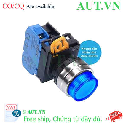 Ảnh của Nút nhấn nhả IDEC YW4L-M2E10Q0S D22 1NO (Xanh)