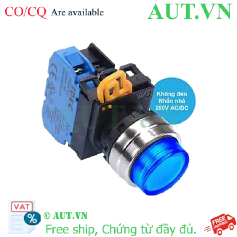 Ảnh của Nút nhấn nhả IDEC YW4L-M2E10Q0S D22 1NO (Xanh)