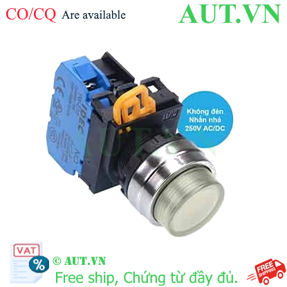 Ảnh của Nút nhấn nhả IDEC YW4L-M2E10Q0W D22 1NO (Trắng)