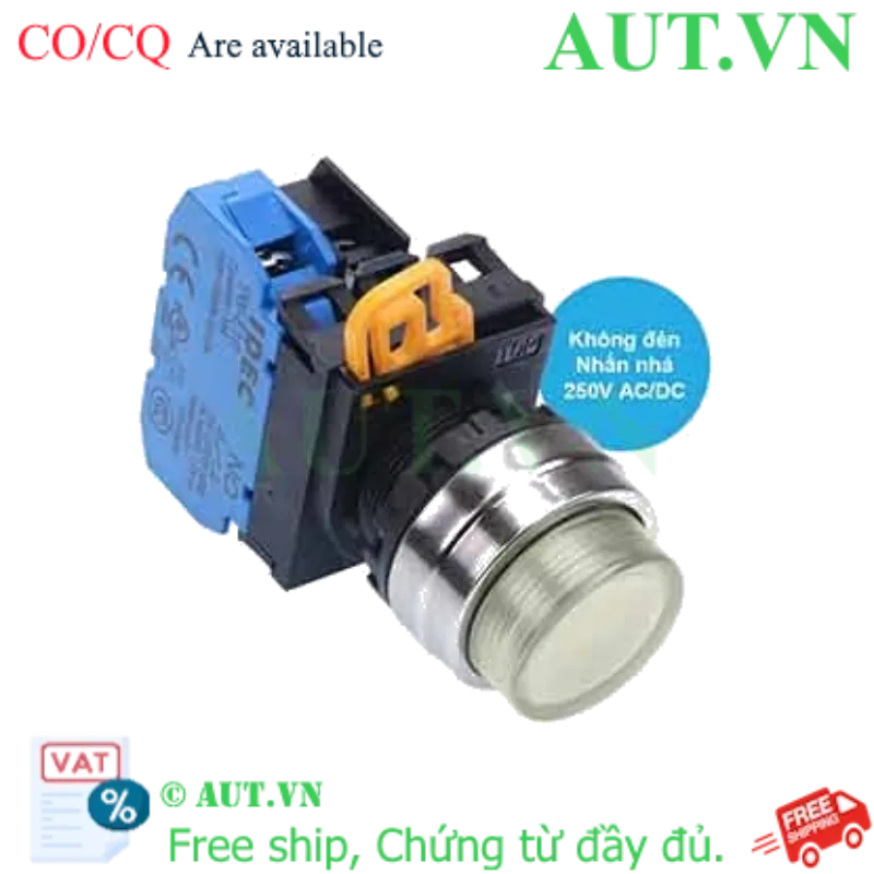 Ảnh của Nút nhấn nhả IDEC YW4L-M2E10Q0W D22 1NO (Trắng)