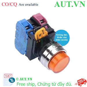 Ảnh của Nút nhấn nhả IDEC YW4L-M2E11Q0A D22 1NO+1NC (Hổ phách)