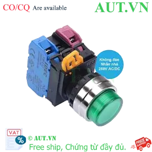Ảnh của Nút nhấn nhả IDEC YW4L-M2E11Q0G D22 1NO+1NC (Xanh)
