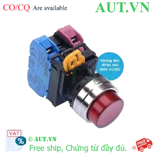 Ảnh của Nút nhấn nhả IDEC YW4L-M2E11Q0R D22 1NO+1NC (Đỏ)