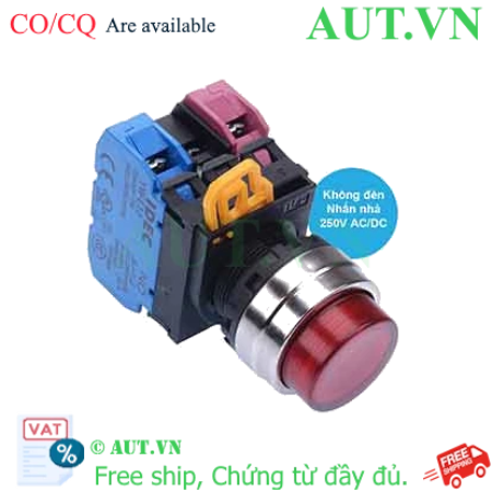 Ảnh của Nút nhấn nhả IDEC YW4L-M2E11Q0R D22 1NO+1NC (Đỏ)
