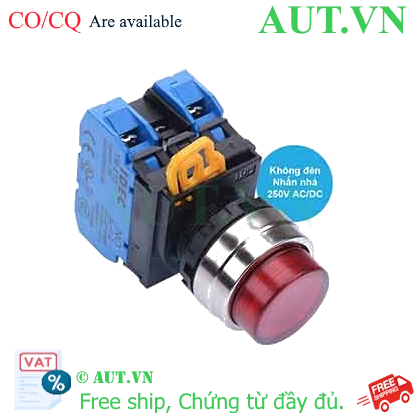 Ảnh của Nút nhấn nhả IDEC YW4L-M2E20Q0R D22 2NO (Đỏ)