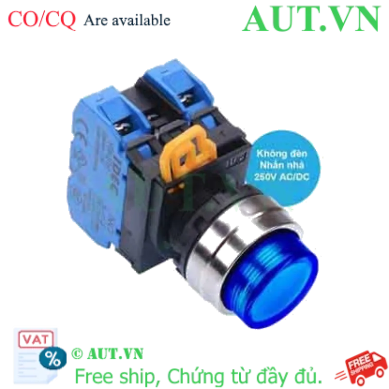 Ảnh của Nút nhấn nhả IDEC YW4L-M2E20Q0S D22 2NO (Xanh)