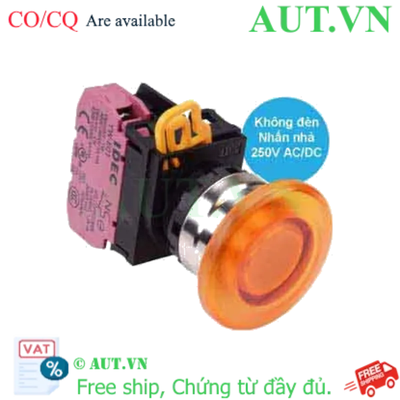 Ảnh của Nút nhấn nhả IDEC YW4L-M4E01Q0A D22 1NC (Hổ phách)
