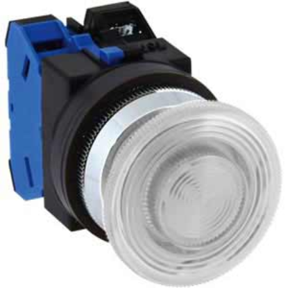 Ảnh của Nút nhấn nhả có đèn IDEC ALN31620DNPW 110VAC D30 2NO (Trắng)