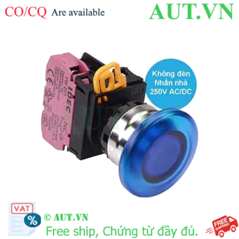 Ảnh của Nút nhấn nhả IDEC YW4L-M4E01Q0S D22 1NC (Xanh)