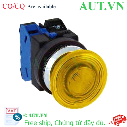 Ảnh của Nút nhấn nhả có đèn IDEC ALN31620DNY 110VAC D30 2NO (Vàng)