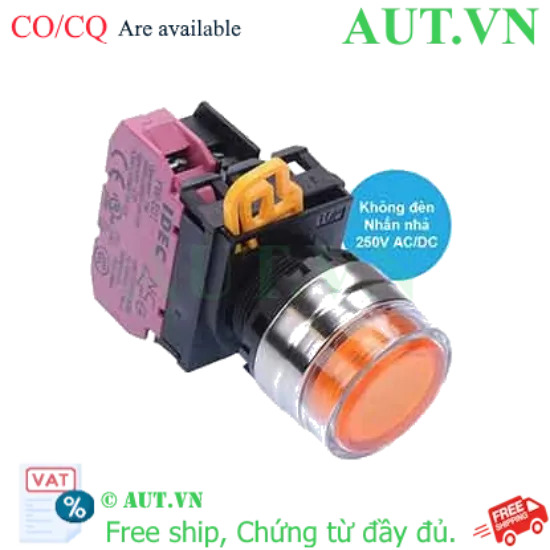 Ảnh của Nút nhấn nhả IDEC YW4L-MF2E01Q0A D22 1NC (Hổ phách)