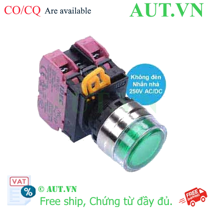 Ảnh của Nút nhấn nhả IDEC YW4L-MF2E02Q0G D22 2NC (Xanh)