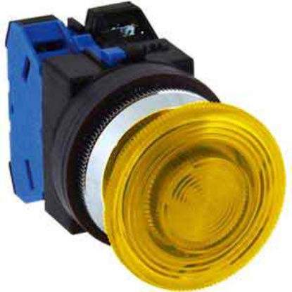 Ảnh của Nút nhấn nhả có đèn IDEC ALN32220DNY 24VAC/DC D30 2NO (Vàng)