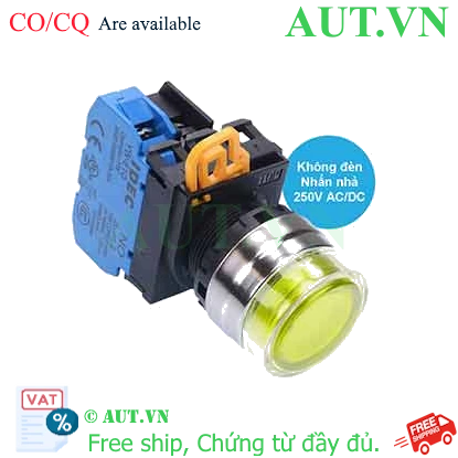 Ảnh của Nút nhấn nhả IDEC YW4L-MF2E10Q0Y D22 1NO (Vàng)