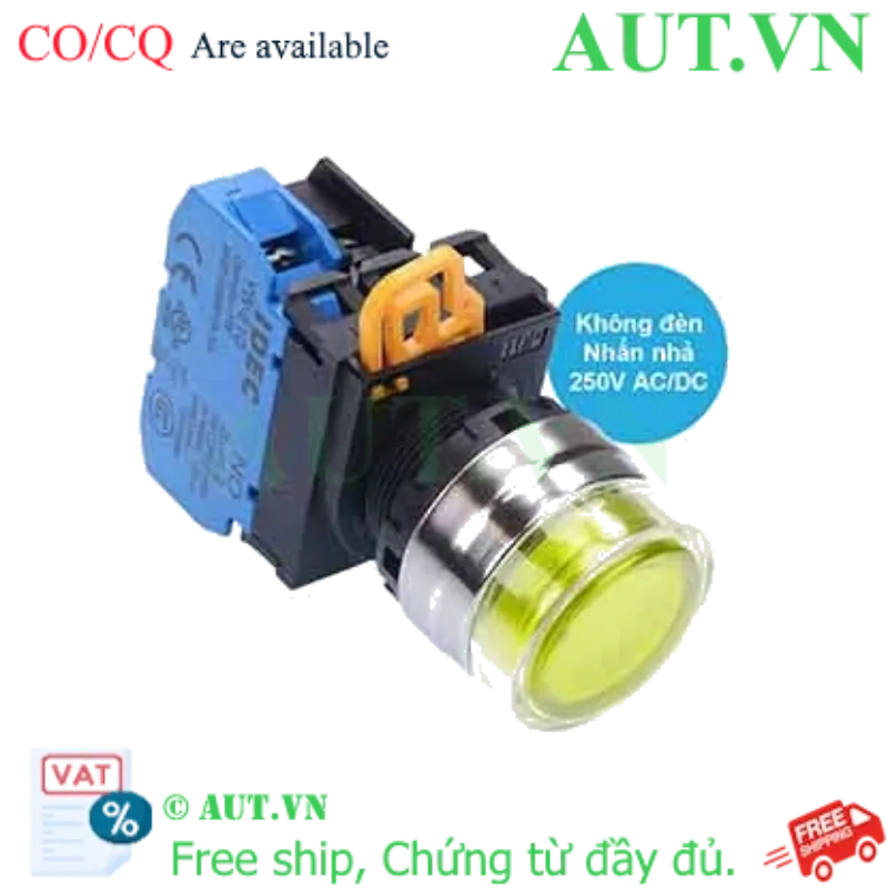 Ảnh của Nút nhấn nhả IDEC YW4L-MF2E10Q0Y D22 1NO (Vàng)