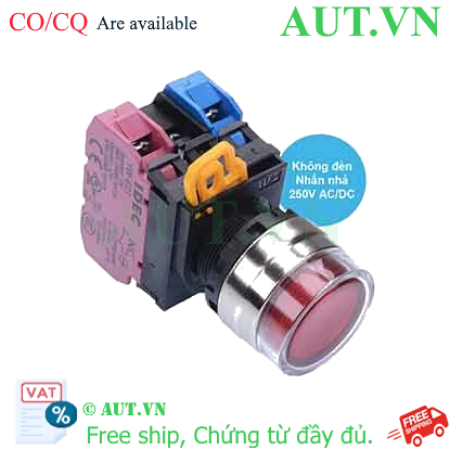 Ảnh của Nút nhấn nhả IDEC YW4L-MF2E11Q0R D22 1NO+1NC (Đỏ)