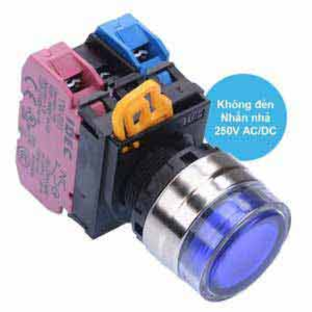 Ảnh của Nút nhấn nhả IDEC YW4L-MF2E11Q0S D22 1NO+1NC (Xanh)