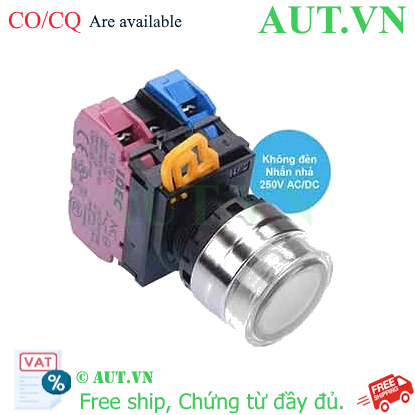 Ảnh của Nút nhấn nhả IDEC YW4L-MF2E11Q0W D22 1NO+1NC (Trắng)