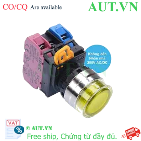 Ảnh của Nút nhấn nhả IDEC YW4L-MF2E11Q0Y D22 1NO+1NC (Vàng)