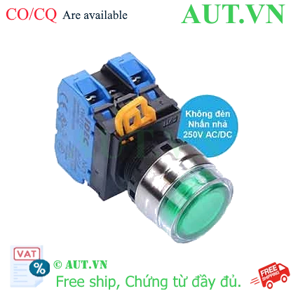 Ảnh của Nút nhấn nhả IDEC YW4L-MF2E20Q0G D22 2NO (Xanh)