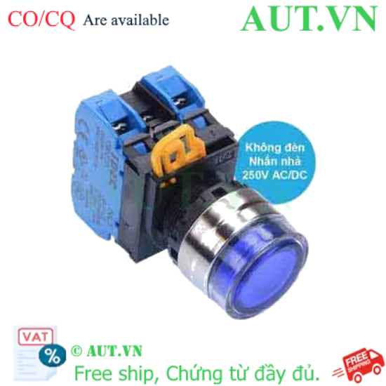 Ảnh của Nút nhấn nhả IDEC YW4L-MF2E20Q0S D22 2NO (Xanh)
