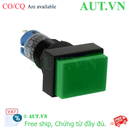 Ảnh của Nút nhấn nhả không đèn IDEC AB1H-M1G D10 1NO+1NC (Xanh)