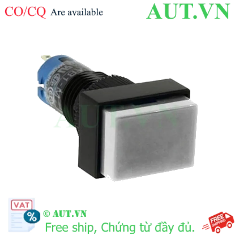 Ảnh của Nút nhấn nhả không đèn IDEC AB1H-M1LW D10 1NO+1NC (Trắng)