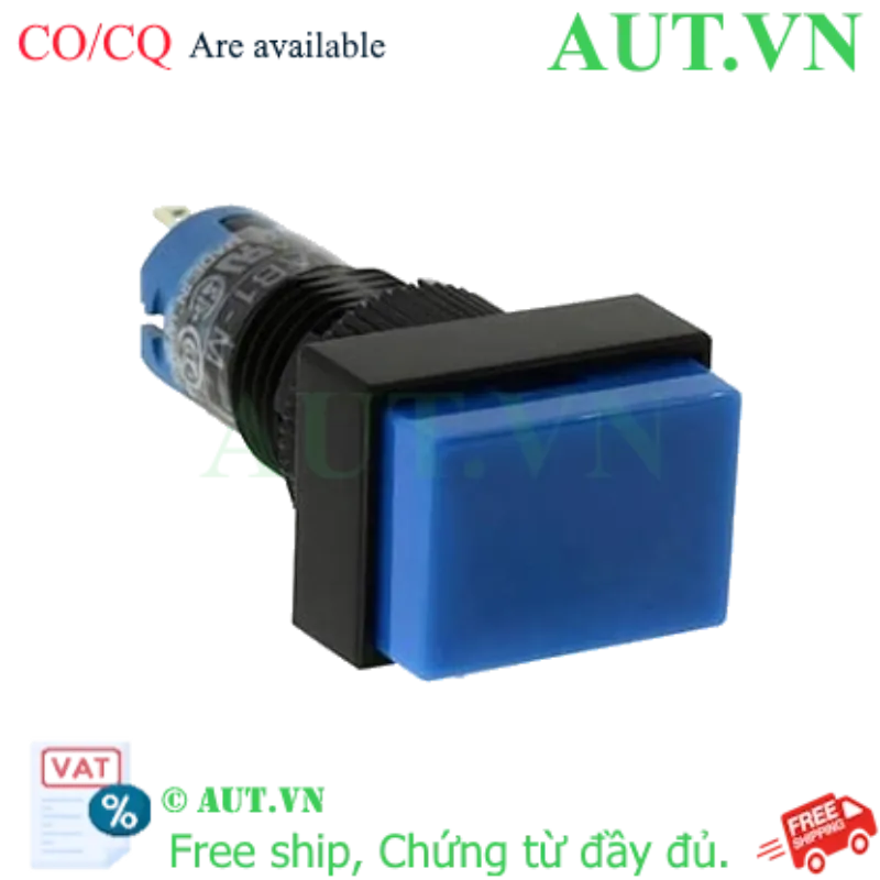Ảnh của Nút nhấn nhả không đèn IDEC AB1H-M1S D10 1NO+1NC (Xanh)