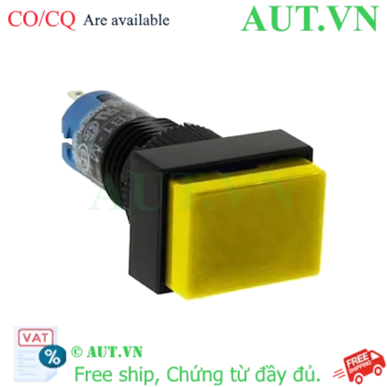 Ảnh của Nút nhấn nhả không đèn IDEC AB1H-M1Y D10 1NO+1NC (Vàng)