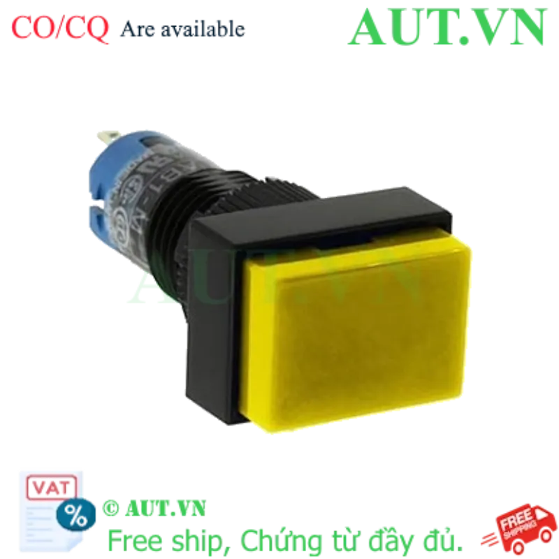Ảnh của Nút nhấn nhả không đèn IDEC AB1H-M1Y D10 1NO+1NC (Vàng)