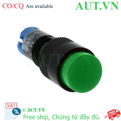 Ảnh của Nút nhấn nhả không đèn IDEC AB1M-M1LG D10 1NO+1NC (Xanh)