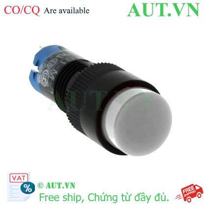 Ảnh của Nút nhấn nhả không đèn IDEC AB1M-M1LW D10 1NO+1NC (Trắng)