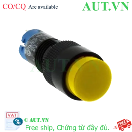 Ảnh của Nút nhấn nhả không đèn IDEC AB1M-M1LY D10 1NO+1NC (Vàng)