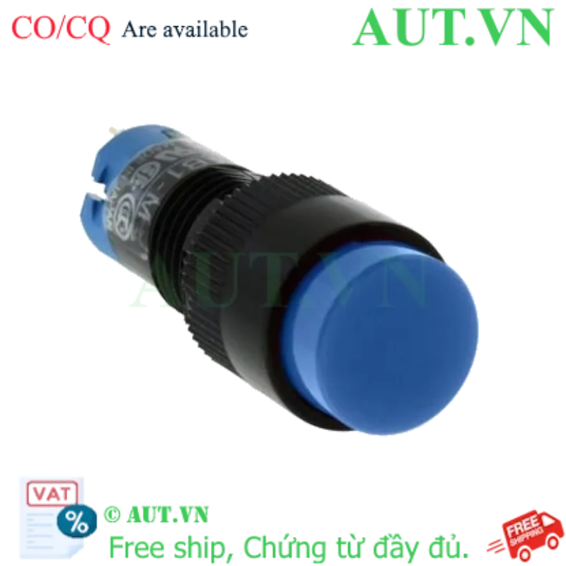 Ảnh của Nút nhấn nhả không đèn IDEC AB1M-M1S D10 1NO+1NC (Xanh)