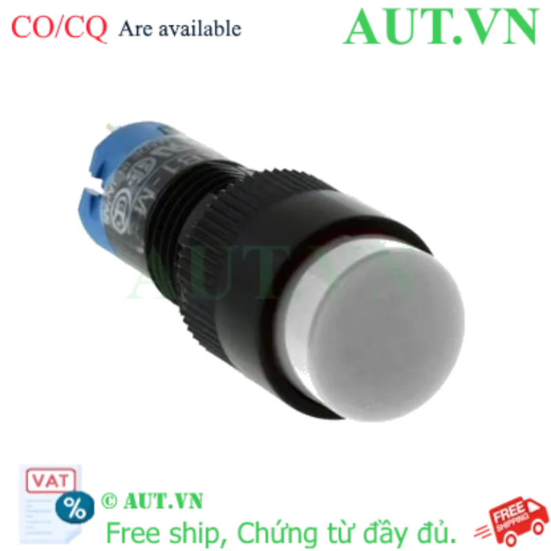 Ảnh của Nút nhấn nhả không đèn IDEC AB1M-M1W D10 1NO+1NC (Trắng)
