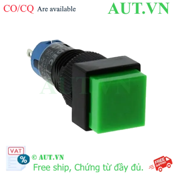 Ảnh của Nút nhấn nhả không đèn IDEC AB1Q-M1G D10 1NO+1NC (Xanh)