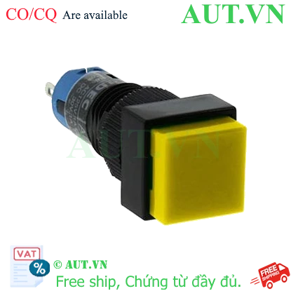 Ảnh của Nút nhấn nhả không đèn IDEC AB1Q-M1LY D10 1NO+1NC (Vàng)
