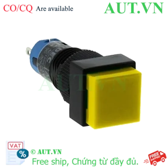 Ảnh của Nút nhấn nhả không đèn IDEC AB1Q-M1LY D10 1NO+1NC (Vàng)