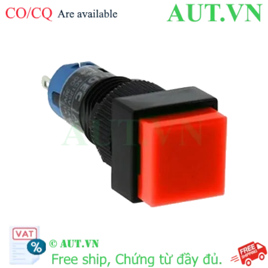 Ảnh của Nút nhấn nhả không đèn IDEC AB1Q-M1R D10 1NO+1NC (Đỏ)